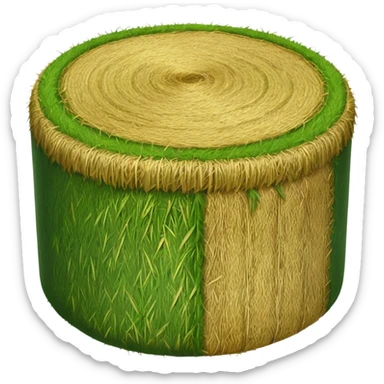silage hay bale sticker