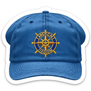 American legion hat sticker