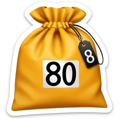 Mark-up x10 The number 800 should be crossed out and 8000 written on the label next to the bag sticker