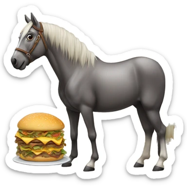 Comida de caballo sticker