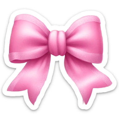 cute pink bow  sticker