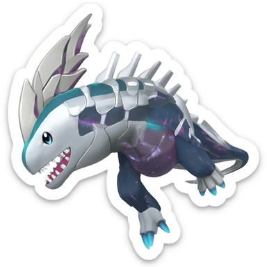  Galactical Nargacuga-Silvally-Absol-Digimon-fusion-animal-Pokémon-creature  sticker