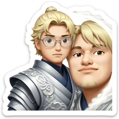 Moonlit Samurai sticker