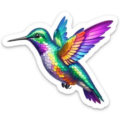 Hummingbird sticker