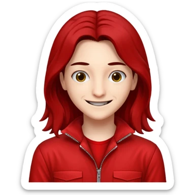 Tokio in Money Heist, realistic sticker