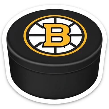 Boston bruins hockey sticker