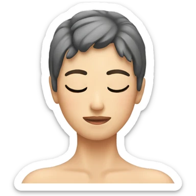 Head massage sticker