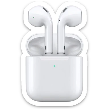 apple ear pods sticker