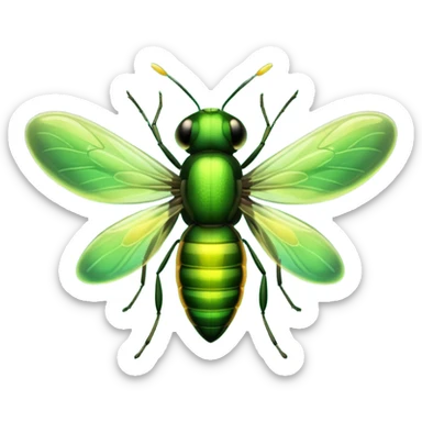 une luciole bien lumineusz sticker