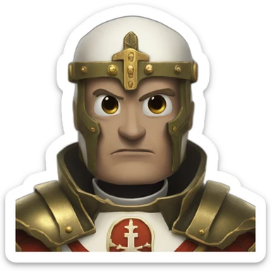 Pope doomguy sticker