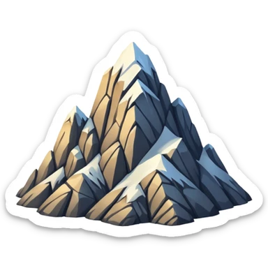 mountain to climb sticker