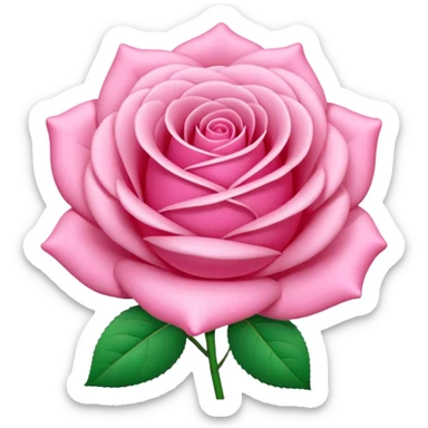 A 3D cartoon rose-pink spectacle with  and soft reflections, negaive: characters. sticker