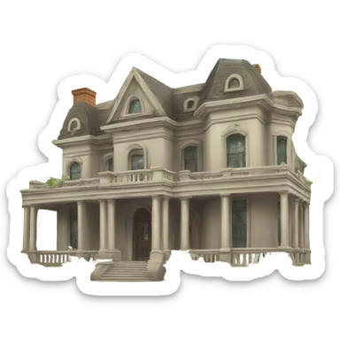 Old money mansion  sticker