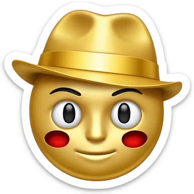 Gangster emoji sticker