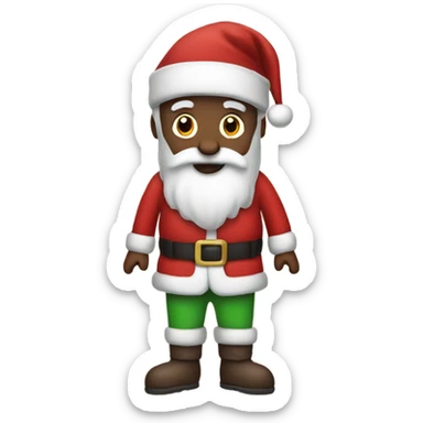 Skinny Santa  sticker