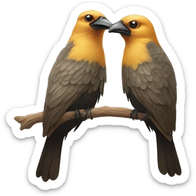 killing two birds with one stone sticker