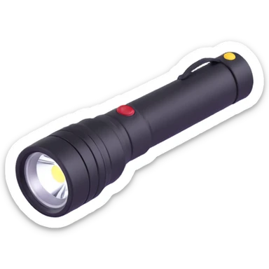 hiking flashlight sticker
