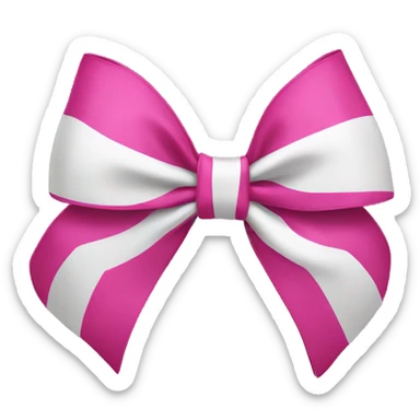 Cheer bow  sticker