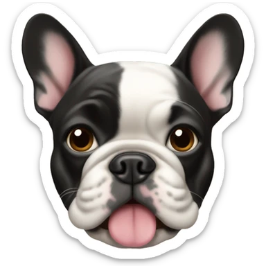 The French bulldog  sticker