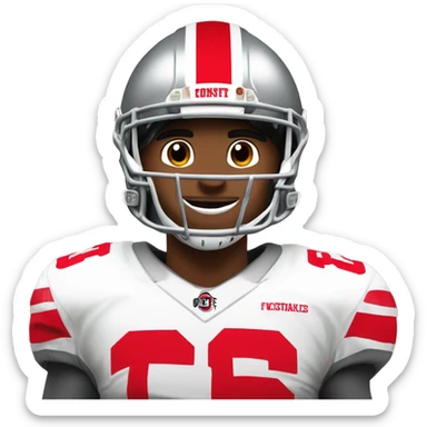 Ryan Day in Ohio state football jersey sticker