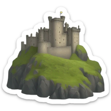 scotland castle sticker