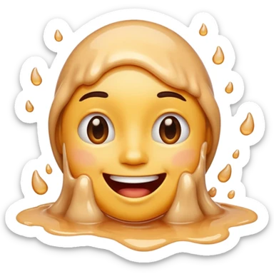 Melting in love sticker