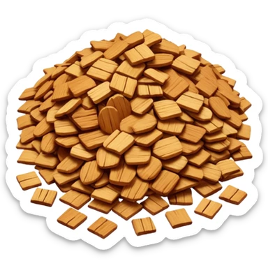 sandalwood chips sticker