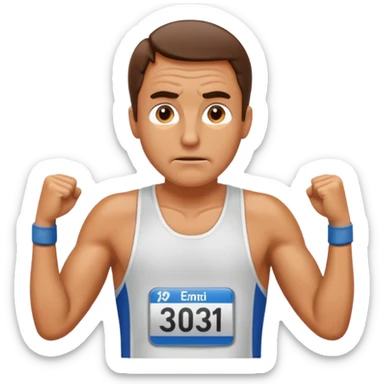 finish line race bob sticker