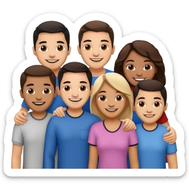 amigos puerto riqueños sticker