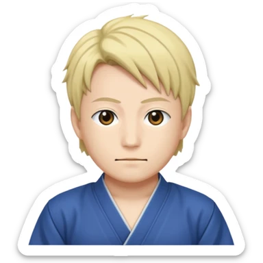 Saturo gojo in half sticker