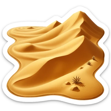 Akram's name on the desert sands  sticker