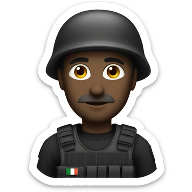 Italian SWAT member sticker