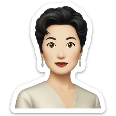 brigitte-lin sticker