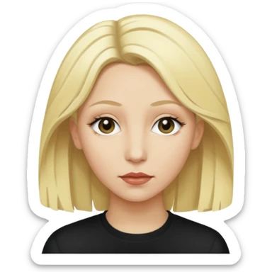 D'arcy wretzky blonde hair sticker