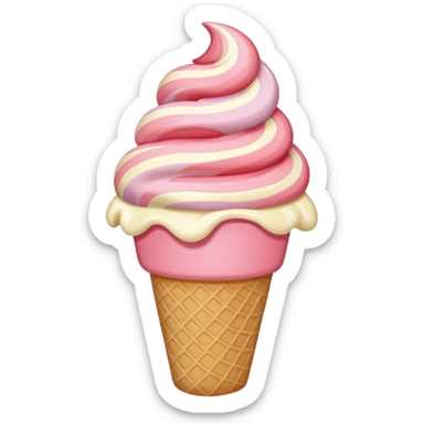 ice cream  sticker