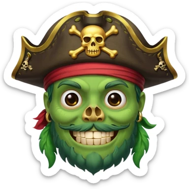 Create me an Emoji of grog from the game Sea of Thieves sticker