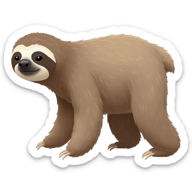 Sloth lazy sticker