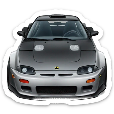 black z32 drift car sticker