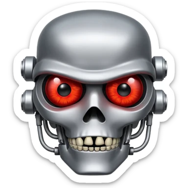 Red eyed Terminators sticker