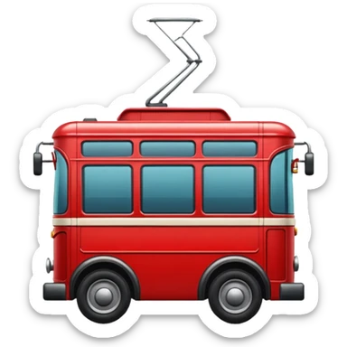 trolleybus sticker