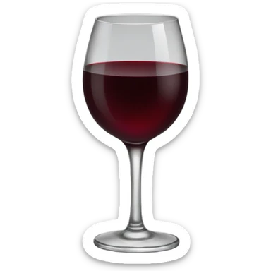 red wine sticker