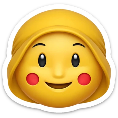 Панама синего цвета, панама в минималистичном стиле emoji. Материал панамы: джинса. У панамы есть черные шнурки. sticker