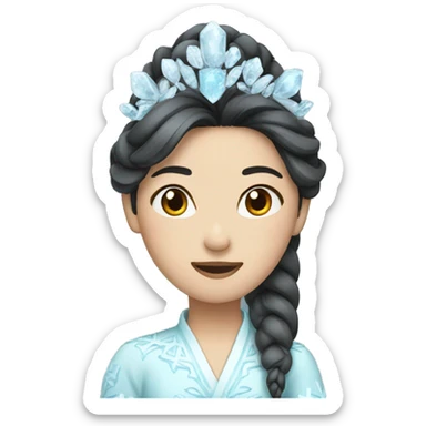 asian ice princess sticker