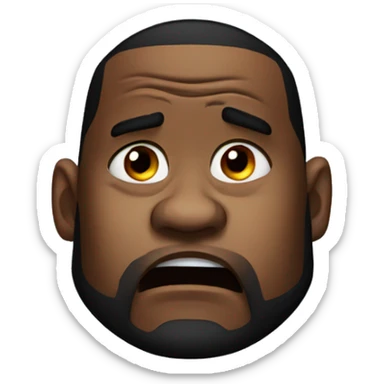 LeBron crying sticker