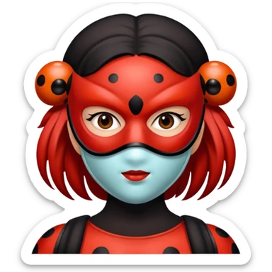 Hawk moth from ladybug sticker