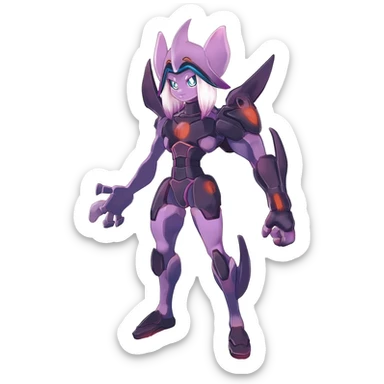 Stitch-Salamence-Venom-Genesect-Heliolisk-Amaura-fusion sticker