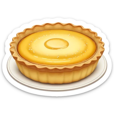 egg custard tart sticker