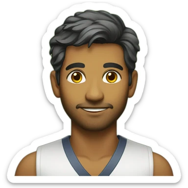 handsome sri lankan guy sticker