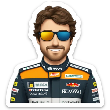 Olf Fernando alonso aston martin sticker