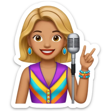 singer sticker emoji
 sticker